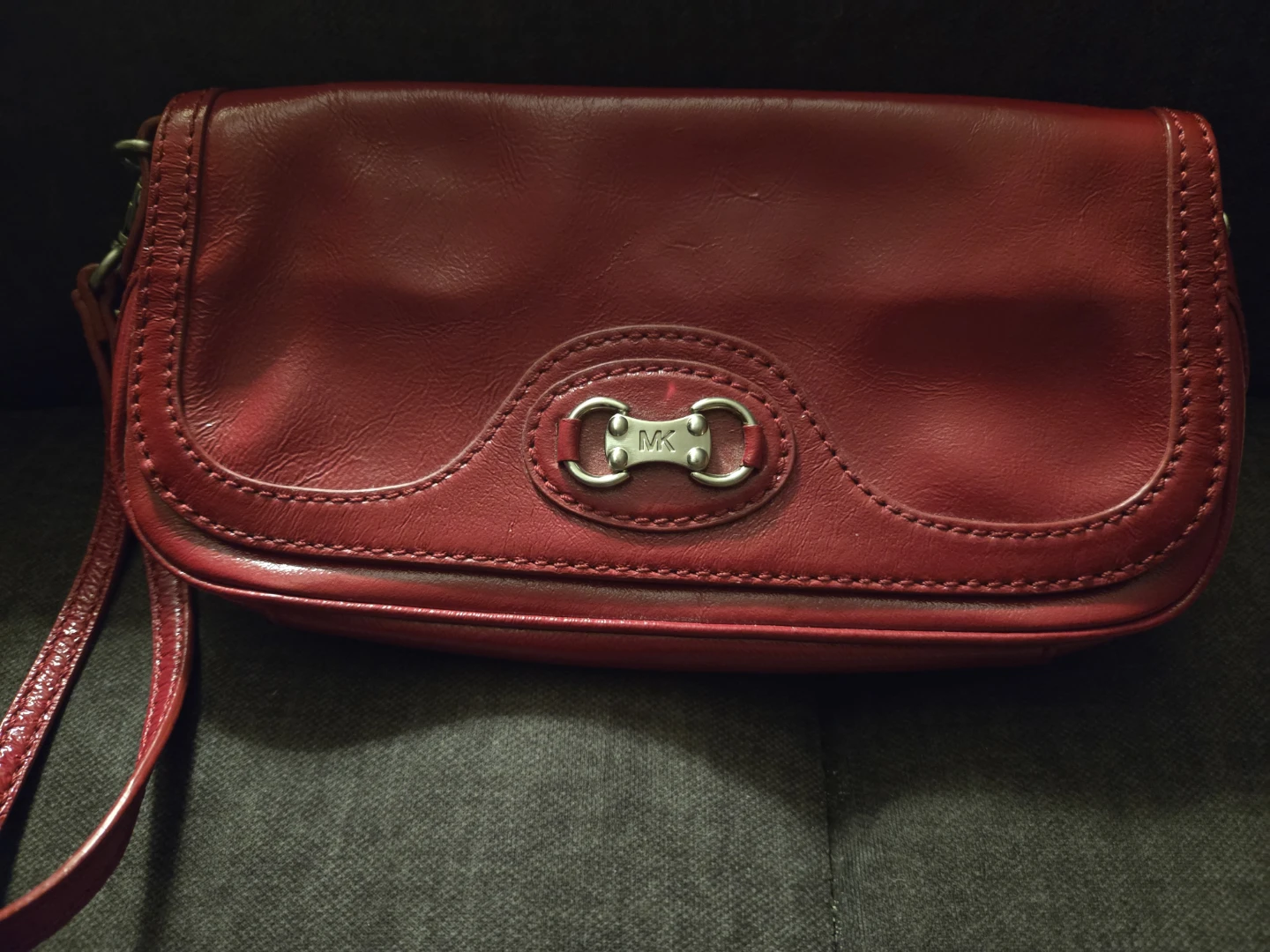 Michael Kors Red Leather Clutch/Wristlet - photo 3