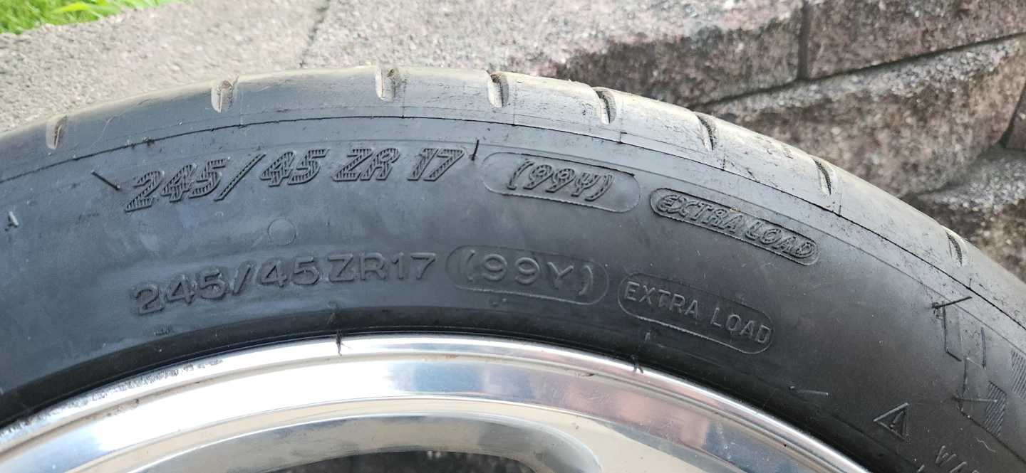Michelin 245/45 ZR 17 Tires (Set of 2) - photo 2