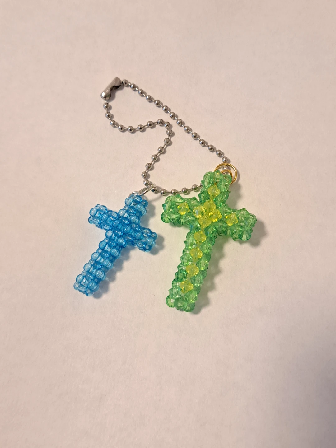Beaded Cross Keychains - photo 2