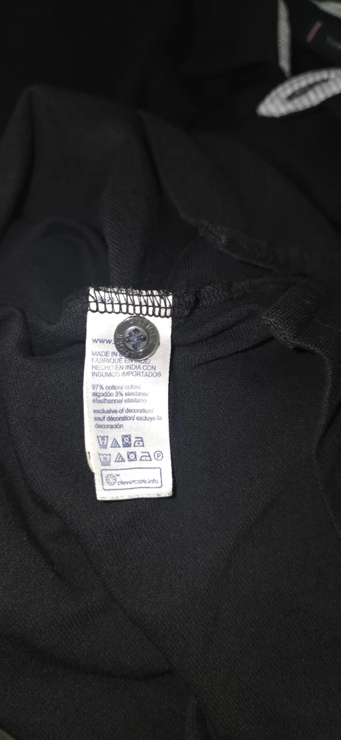 Men's Black  Polo Shirt regular size L - photo 2