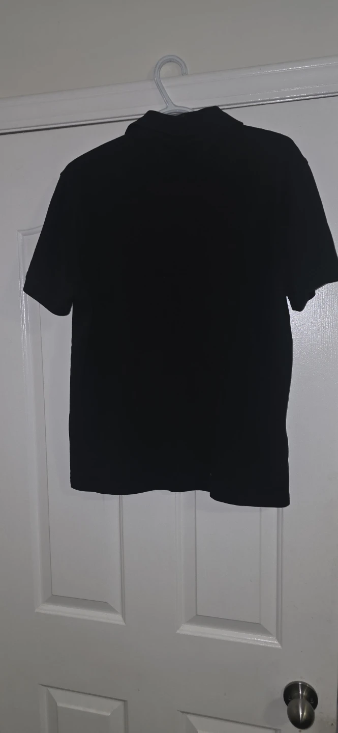 Men's Black  Polo Shirt regular size L - photo 4