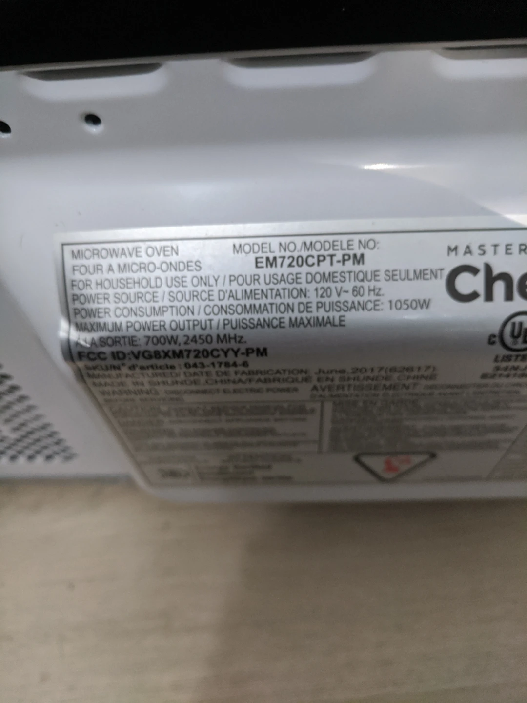 Master Chef Microwave Oven - photo 4