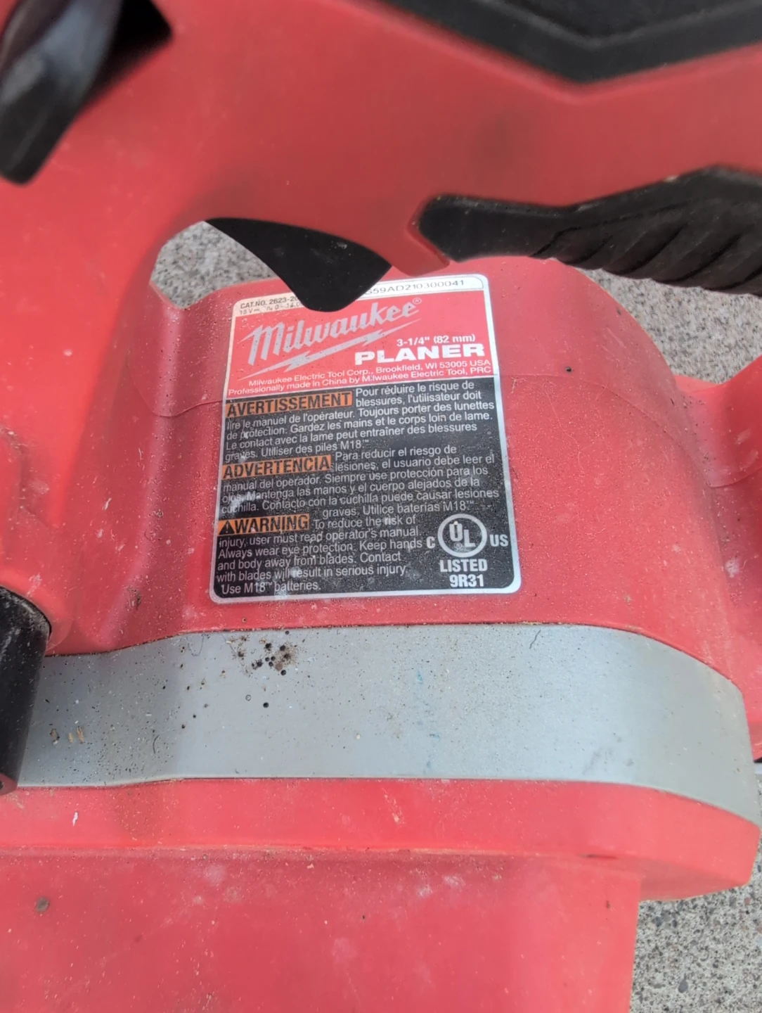 Milwaukee Cordless Planer - photo 2