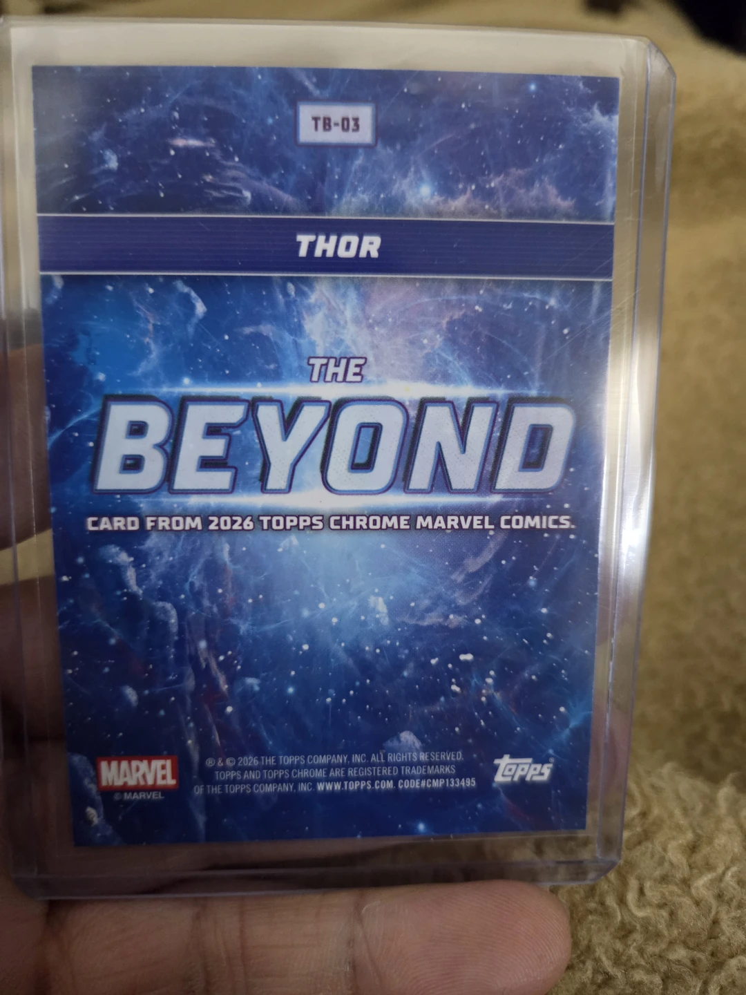 2026 Topps Chrome Marvel Comics Thor The Beyond Card - photo 2