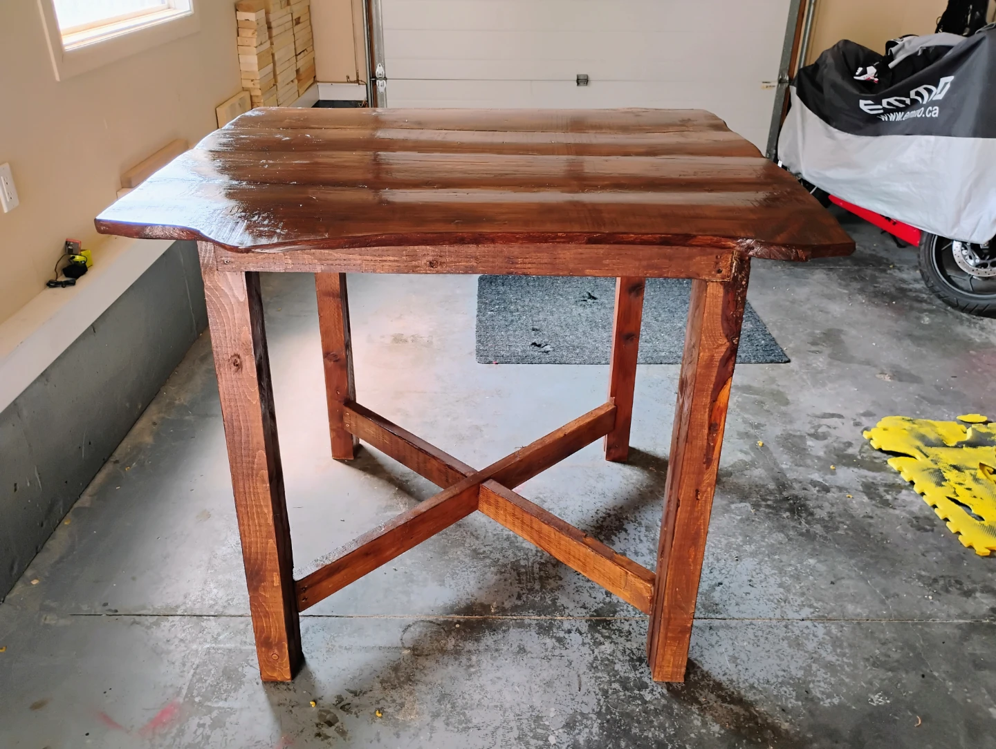 Live Edge Wood Pub Height  Dining Table - photo 2