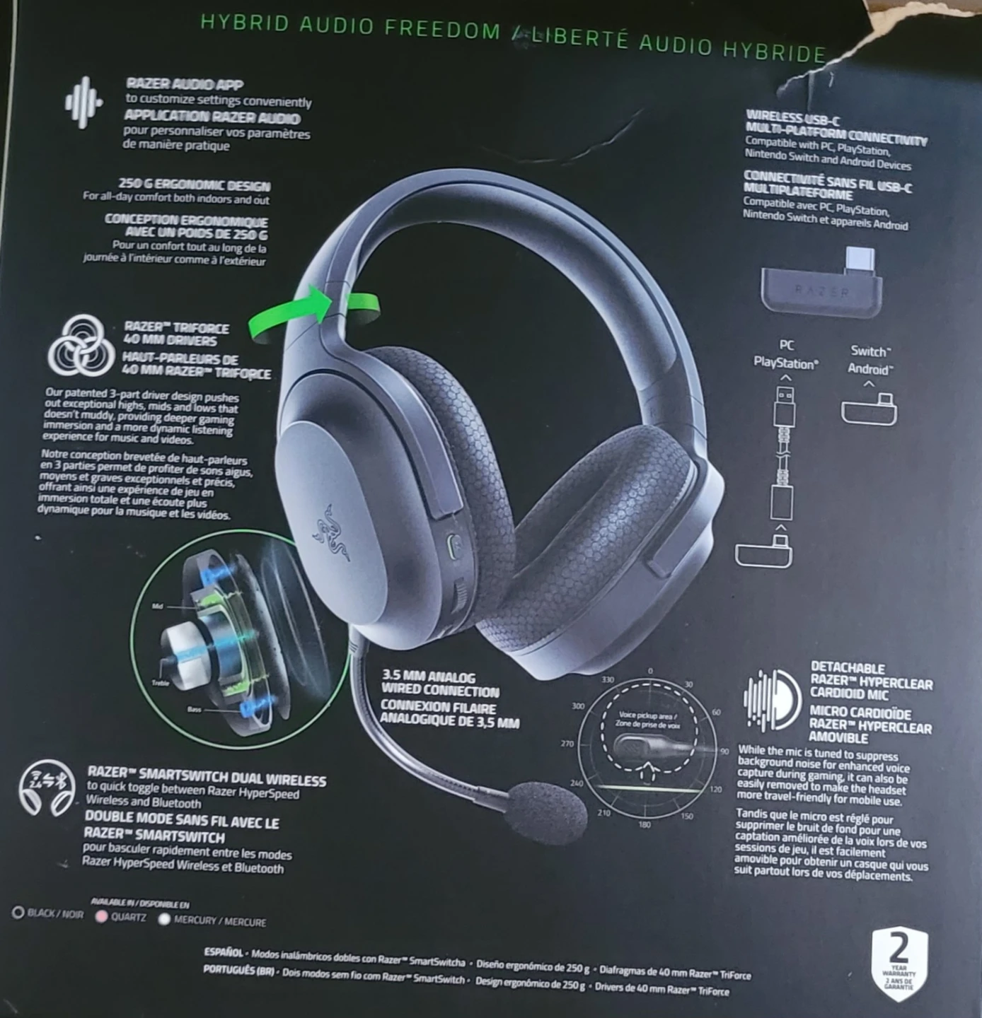 Razer Barracuda X Wireless Gaming Headset - photo 3