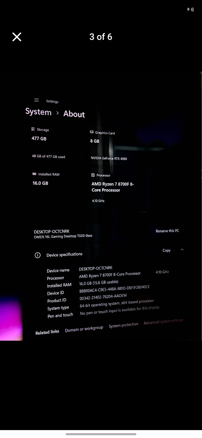 HP OMEN 16L Gaming Desktop - photo 3