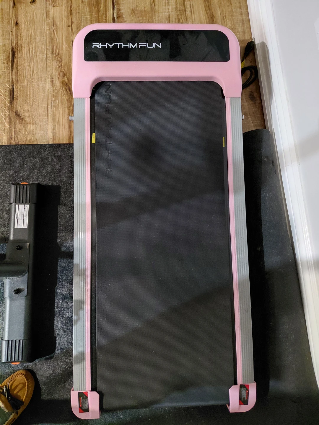 RHYTHMFUN Pink Walking Pad Treadmill