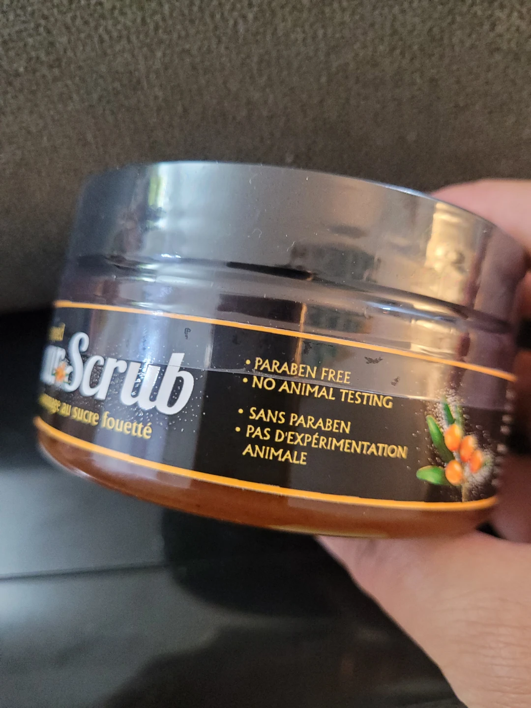 Bee by the Sea Whipped Sugar Scrub Sea Buckthorn & Honey 280g - photo 2