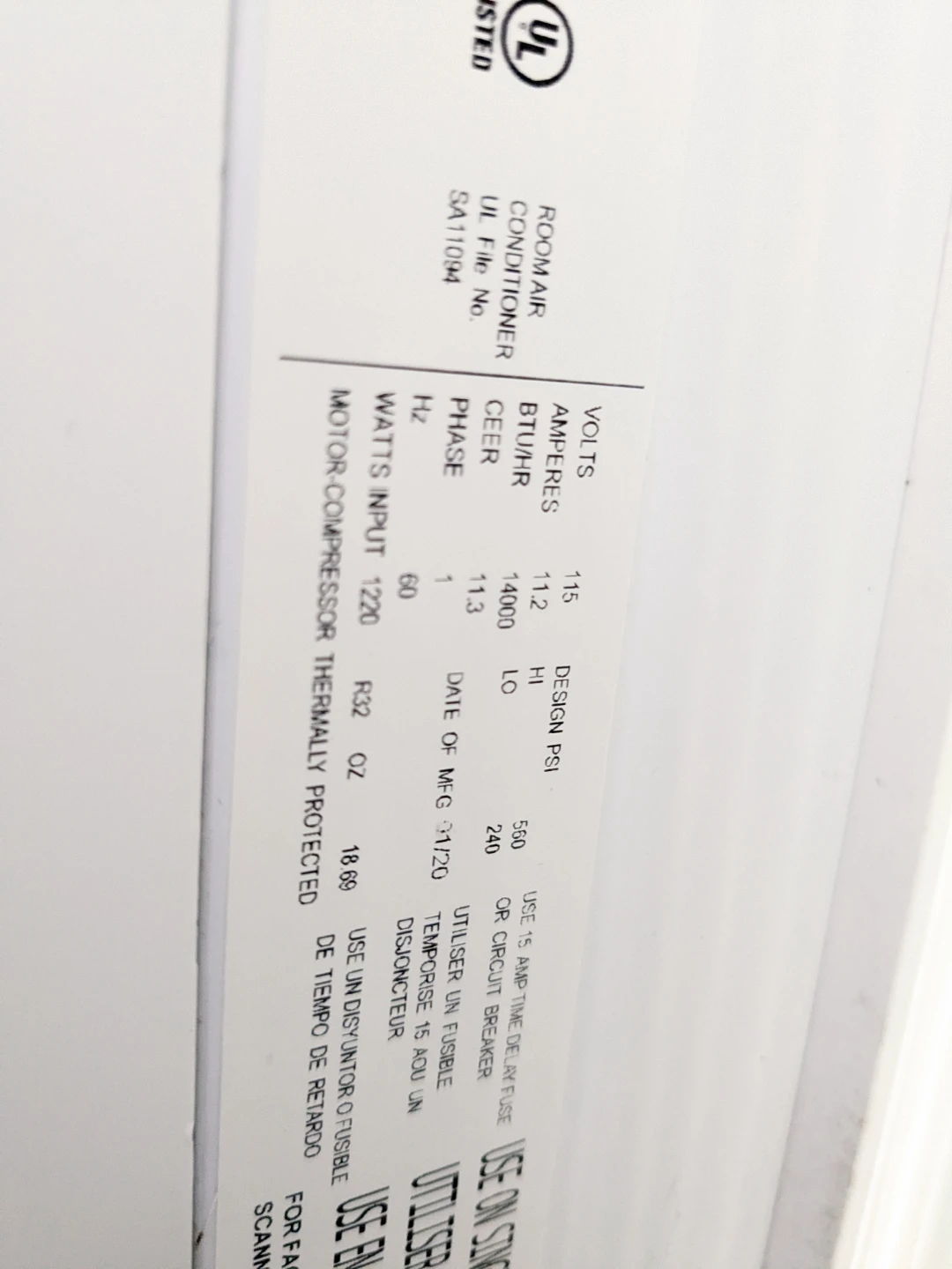 GE 14,000Btu SMART Window AC Unit - photo 3