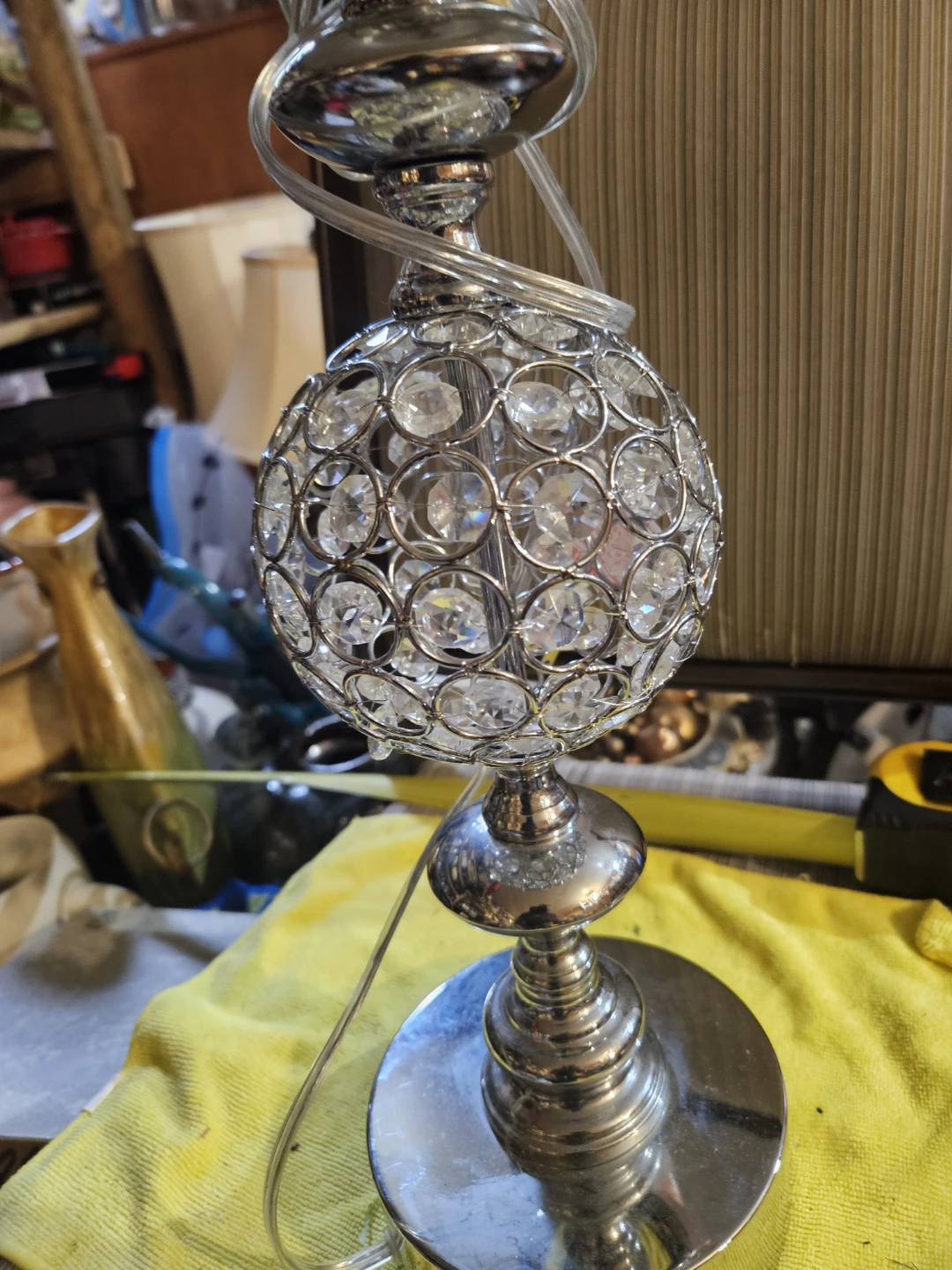 Crystal Ball Accent Table Lamp - photo 3