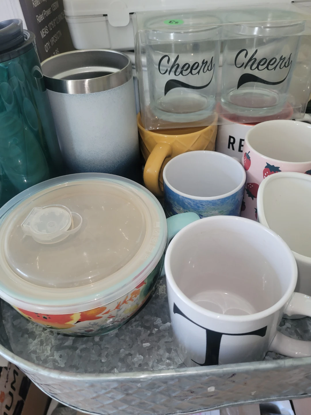Set of Mugs, Glasses, and Bowl - photo 3