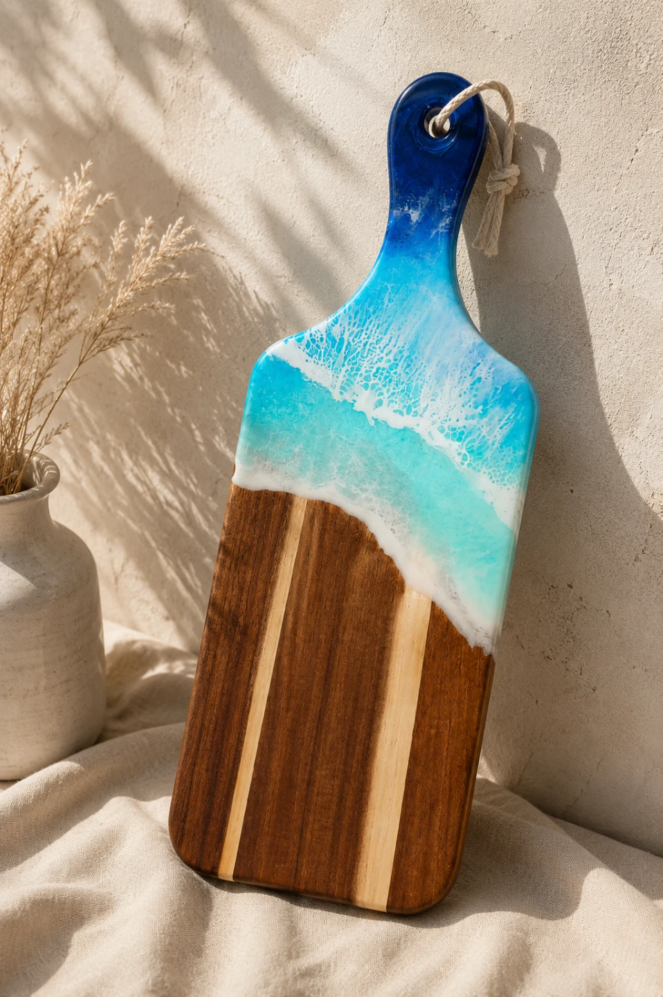 Ocean Epoxy Resin Cutting Board