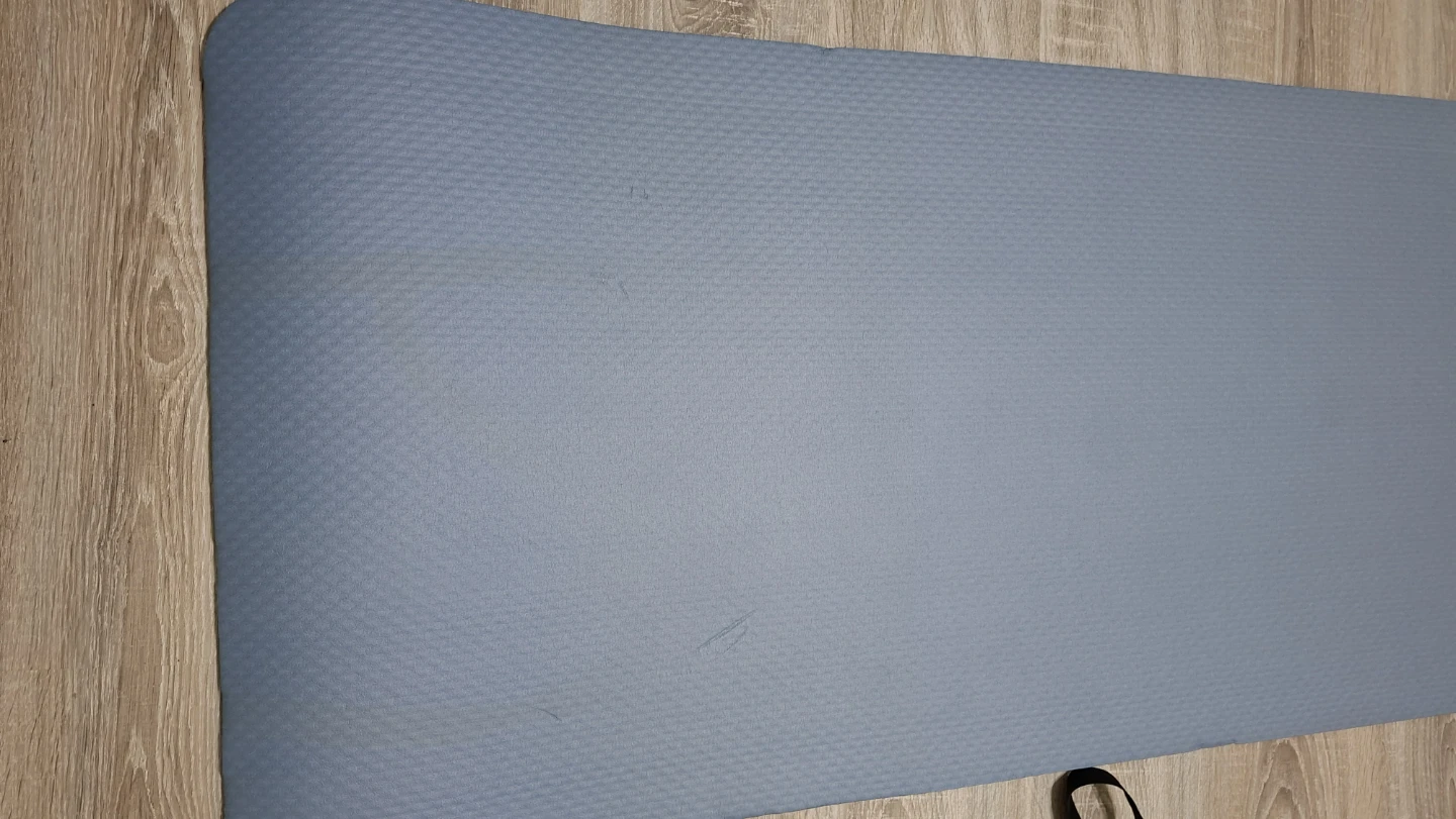 Light Blue Yoga Mat with Straps - photo 3