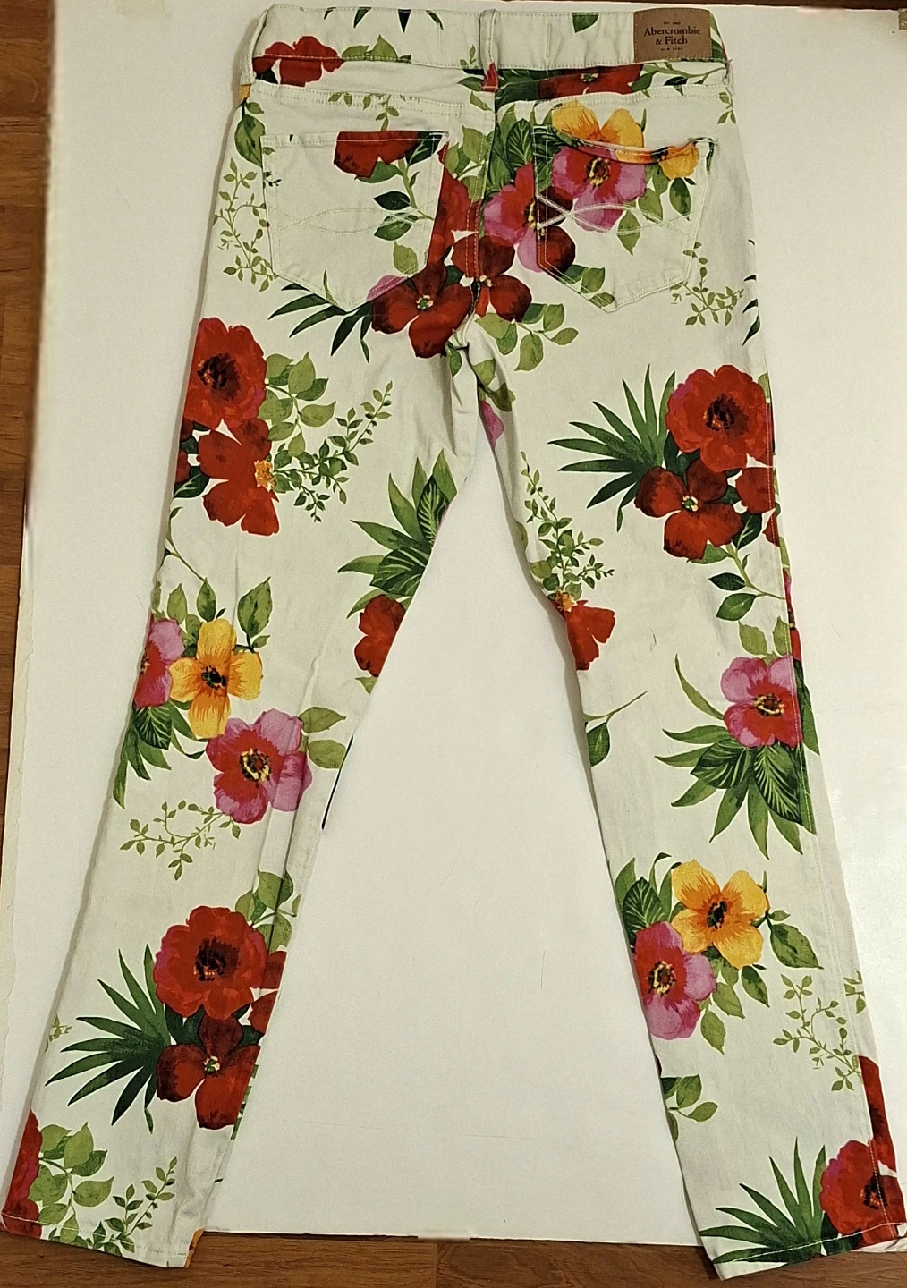Abercrombie & Fitch Floral Skinny Jeans Size 2/26 - photo 3