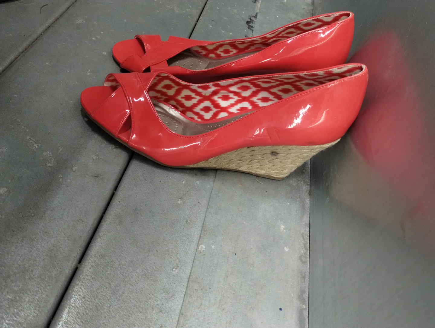 Red Wedge Heels - photo 3