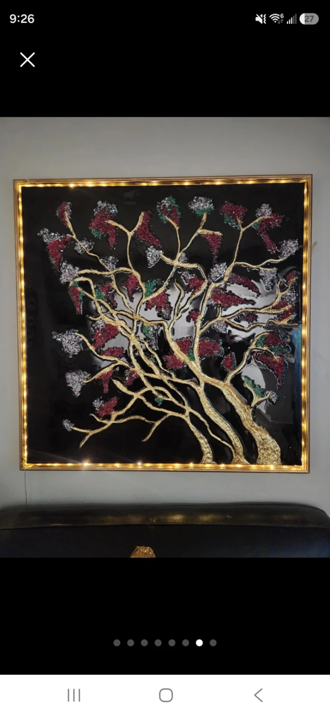 Decorative Tree Wall Art with Lights - photo 3