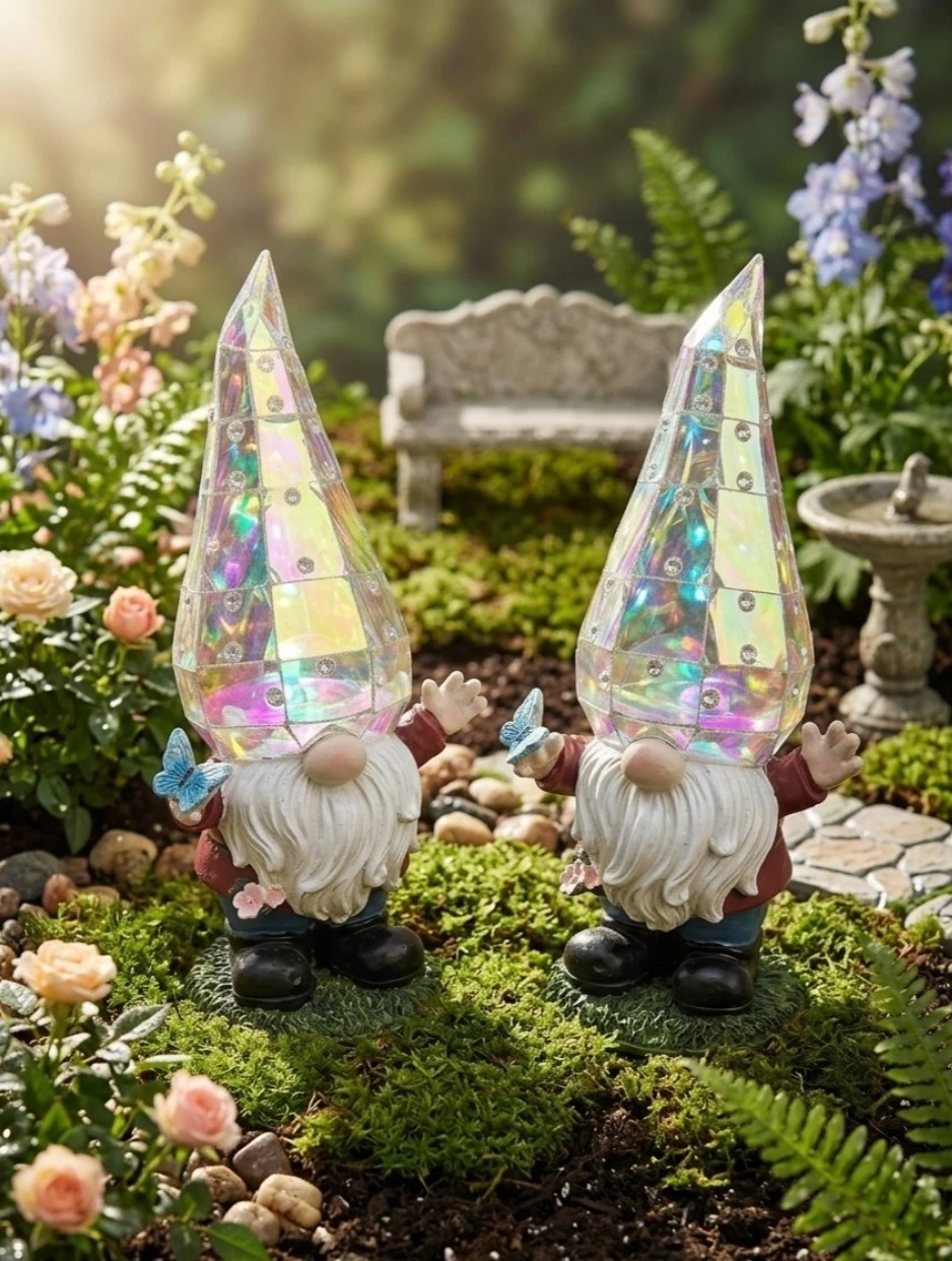 Brand New Garden Gnome Solar Decor - photo 2