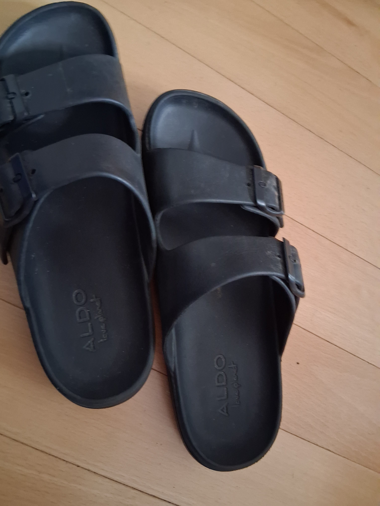 ALDO Black Slides Sandals