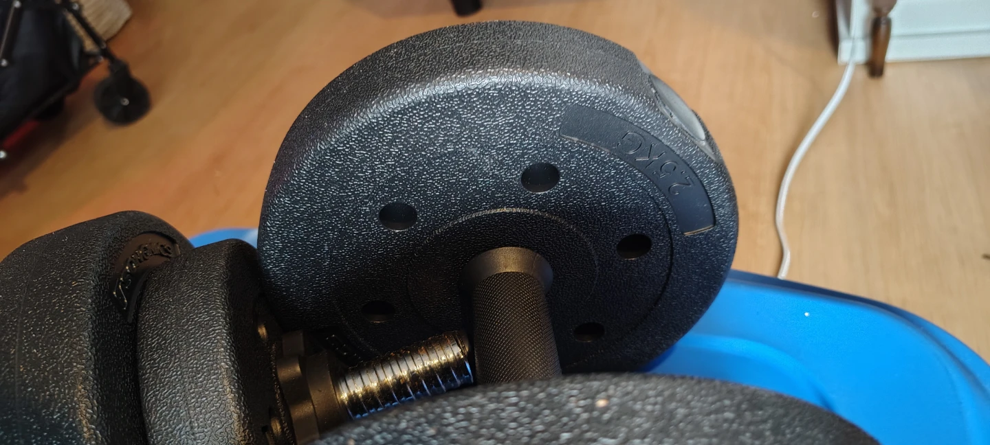 LEDREM Adjustable Dumbbells (2.5KG - 12.5KG) - photo 2