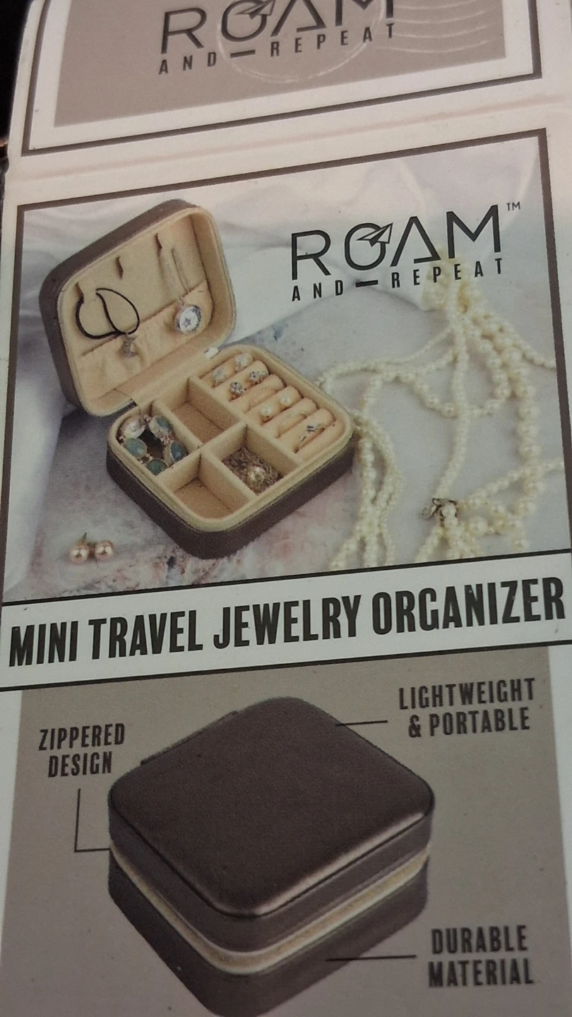 Roam and Repeat Mini Travel Jewelry Organizer