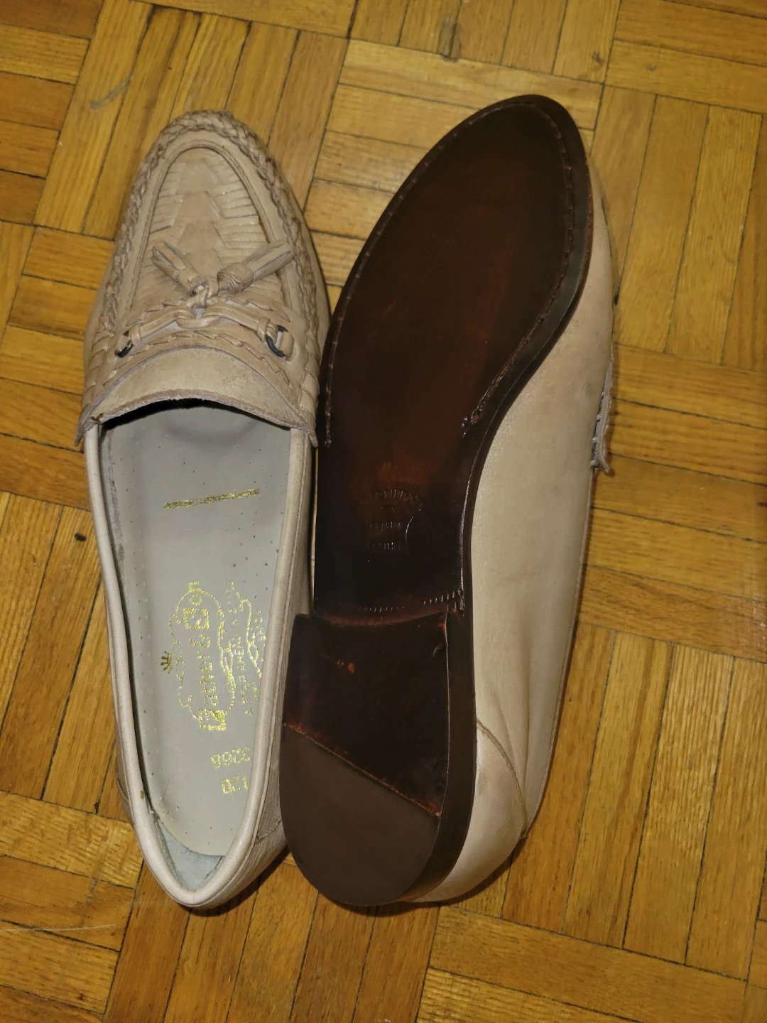 Stacy Adams Beige Loafers - Size 12 - photo 3