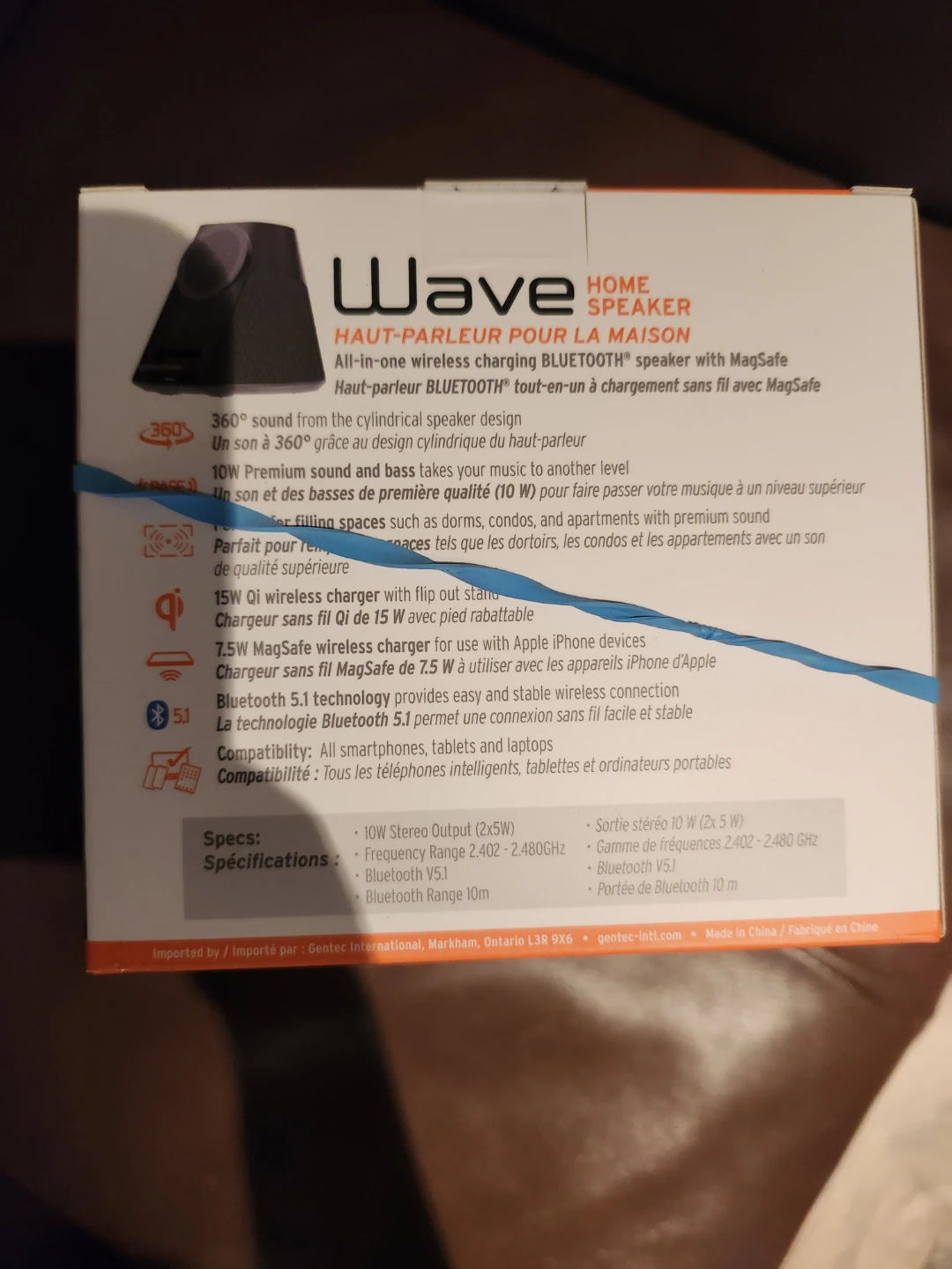 Wave Home Speaker Bluetooth 15W Wireless Charger - photo 2
