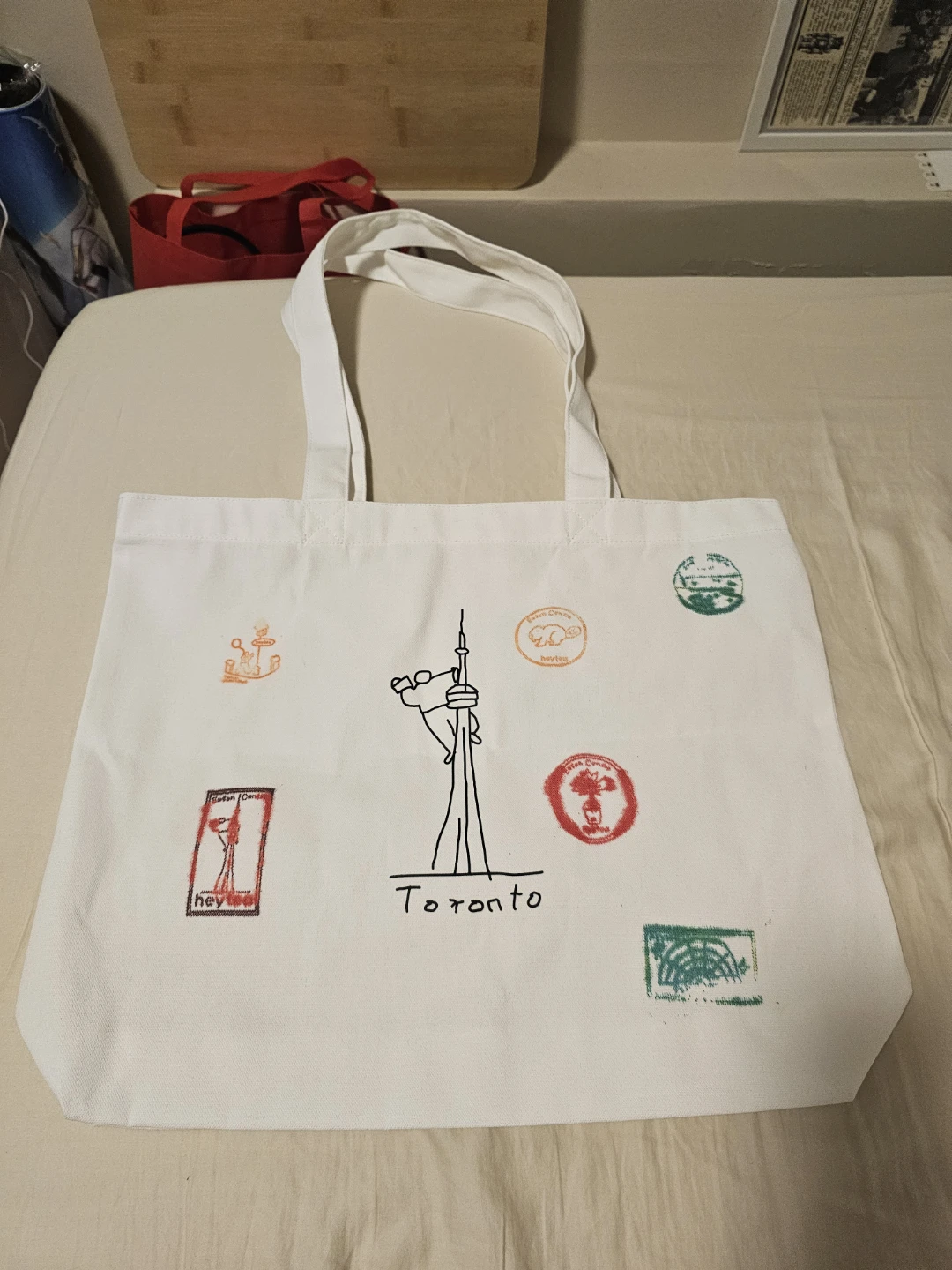 Heytea Limited Edition Tote Bag with Stamps - photo 2
