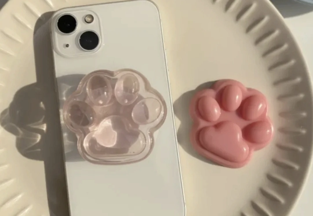 100% Handmade Cute Phone Grips - Paw, Heart, Cloud, Star - photo 4