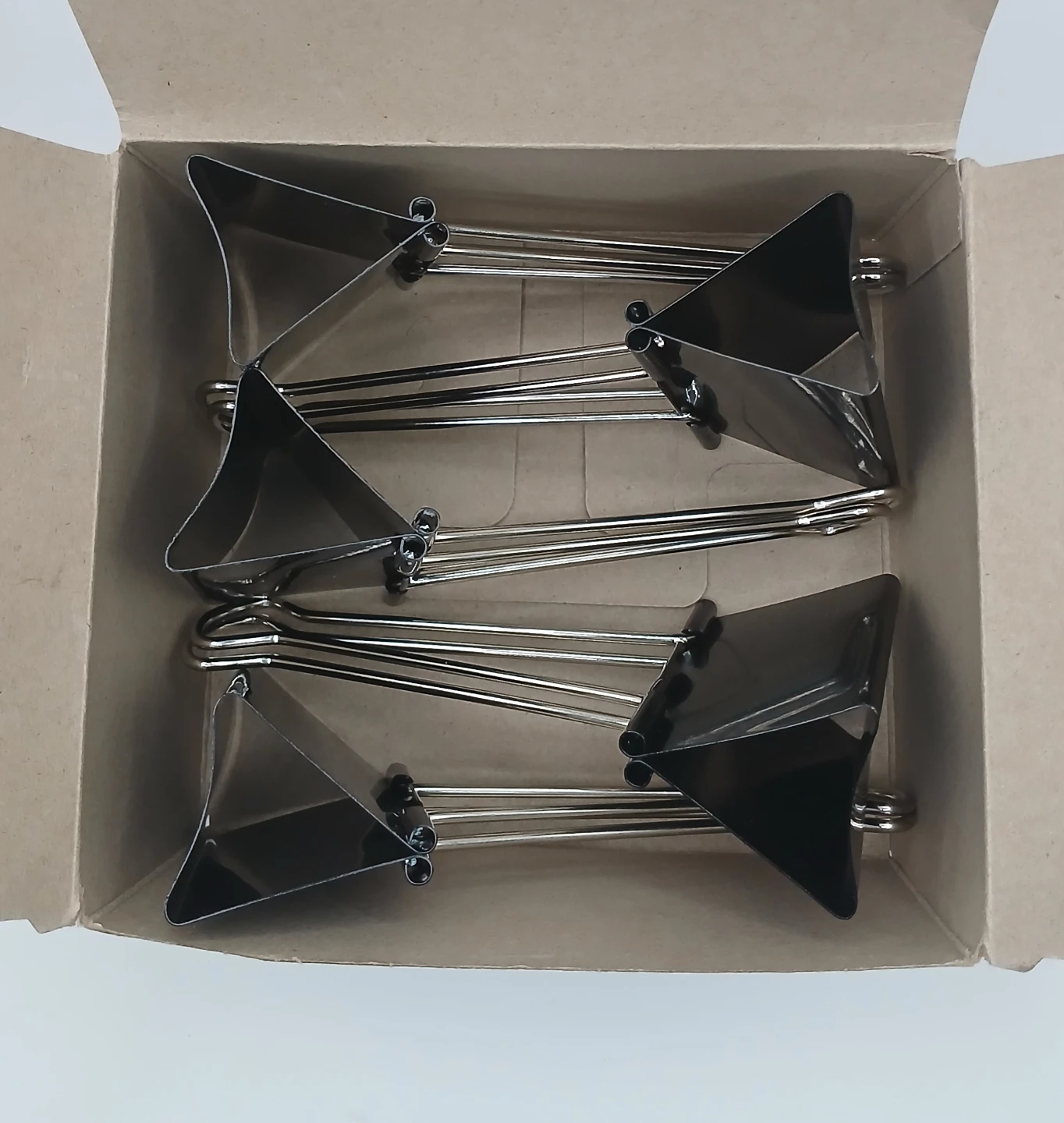 3" Binder Clips - Black, Set of 5 - photo 4
