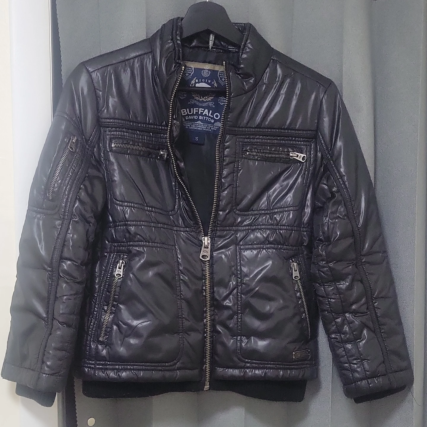 Buffalo David Bitton Black Puffer Jacket Size S - photo 2
