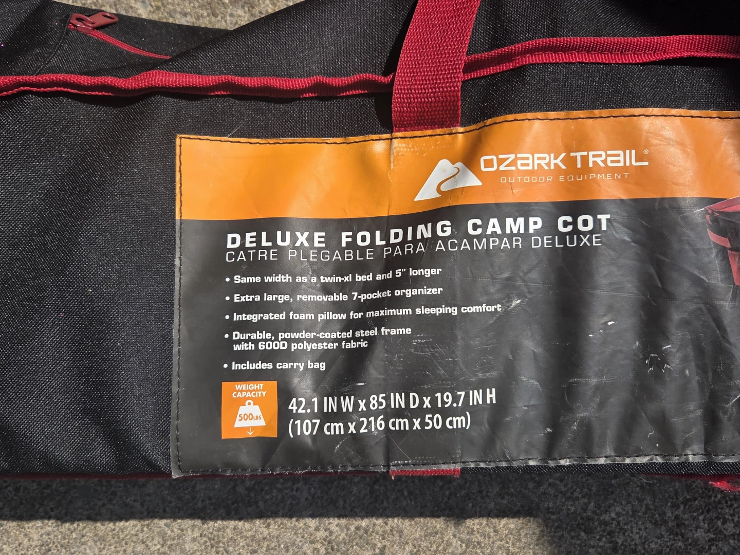 Ozark Trail Deluxe Folding Camping Cot - photo 2