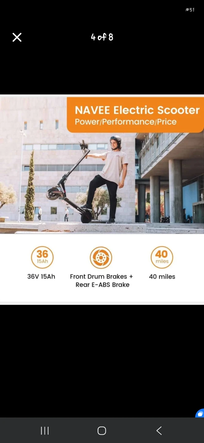 NAVEE Electric Scooter N65 - photo 3