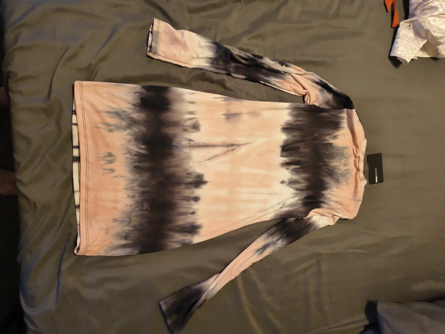 Fashion Nova Tie Dye Long Sleeve Mini Dress - photo 2