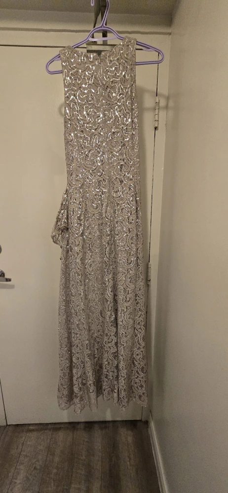 Sparkly Sequin Lace Maxi Dress