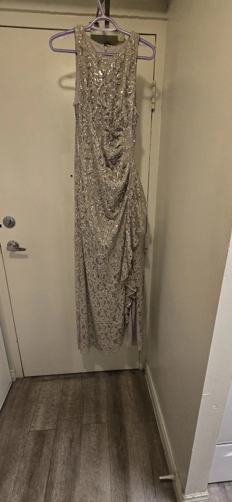 Sparkly Sequin Lace Maxi Dress - photo 4