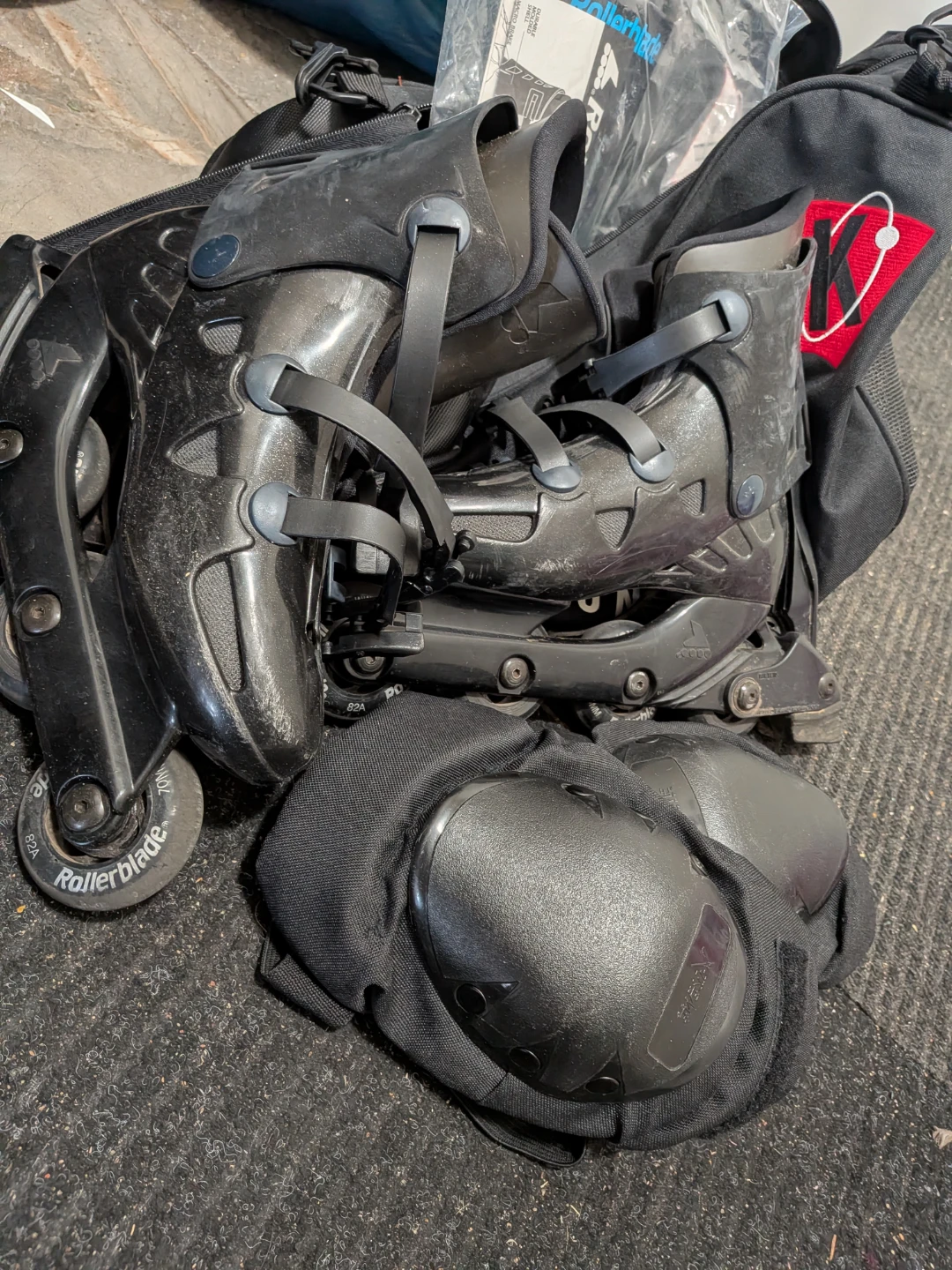 Rollerblade Inline Skates with Protective Gear