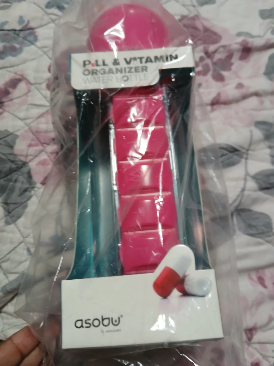 Asobu Pill & Vitamin Organizer Water Bottle