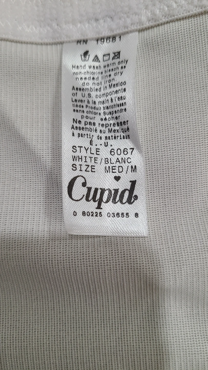 Cupid White Waist Cincher Size M - photo 4