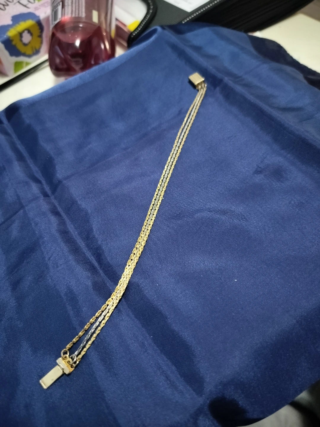 Gold and Silver Tone Chain Bracelet