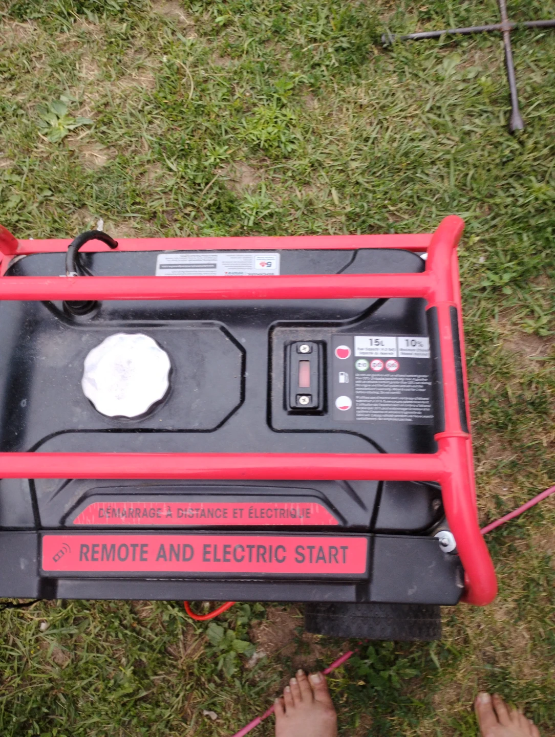 BENCHMARK Generator with Remote and Electric Start - photo 2