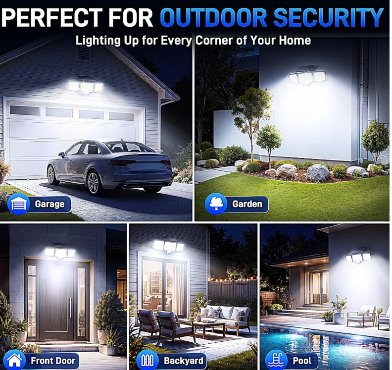 Solar Powered Motion Sensor Security Light - photo 3