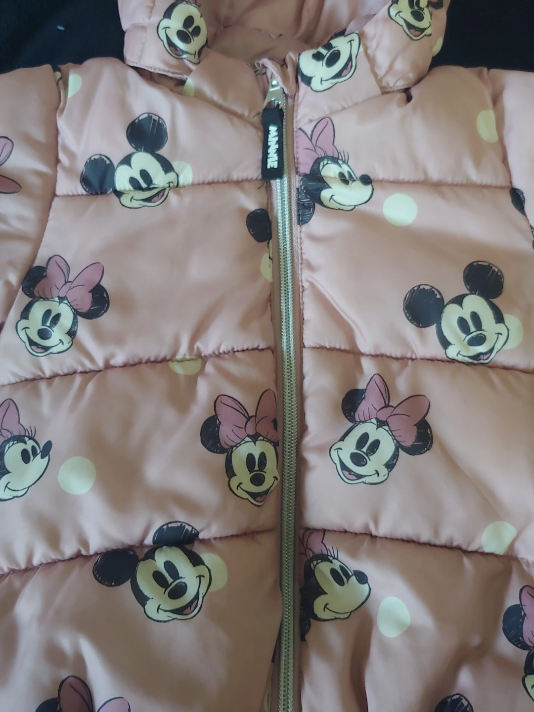 H&M Minnie Mouse Puffer Jacket - Size 12M - photo 2