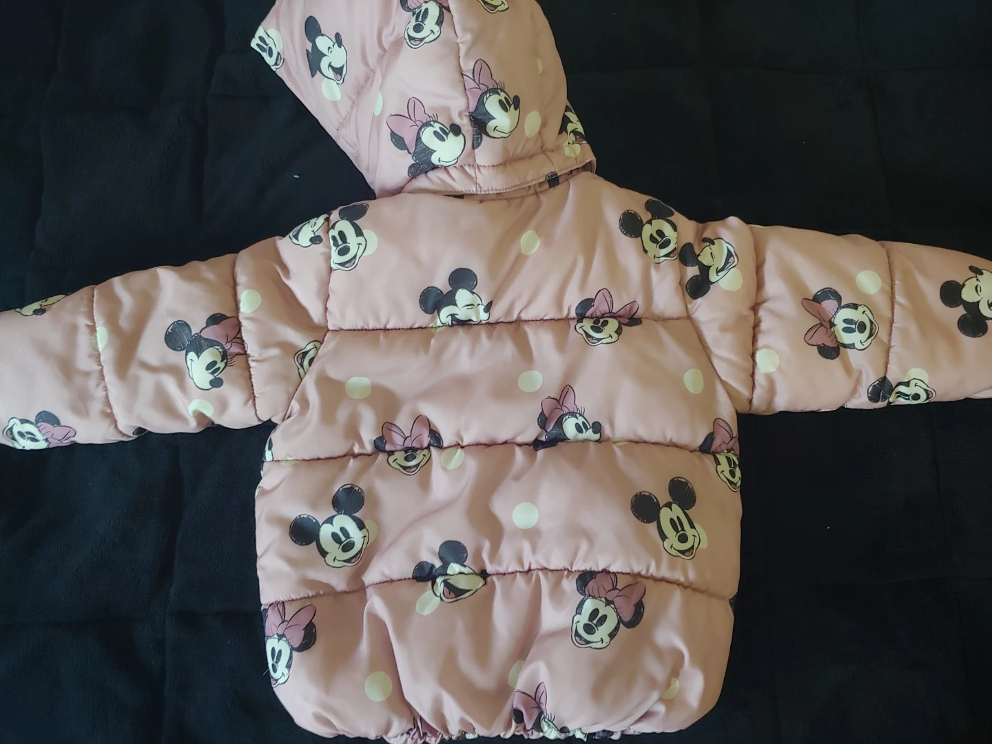 H&M Minnie Mouse Puffer Jacket - Size 12M - photo 3