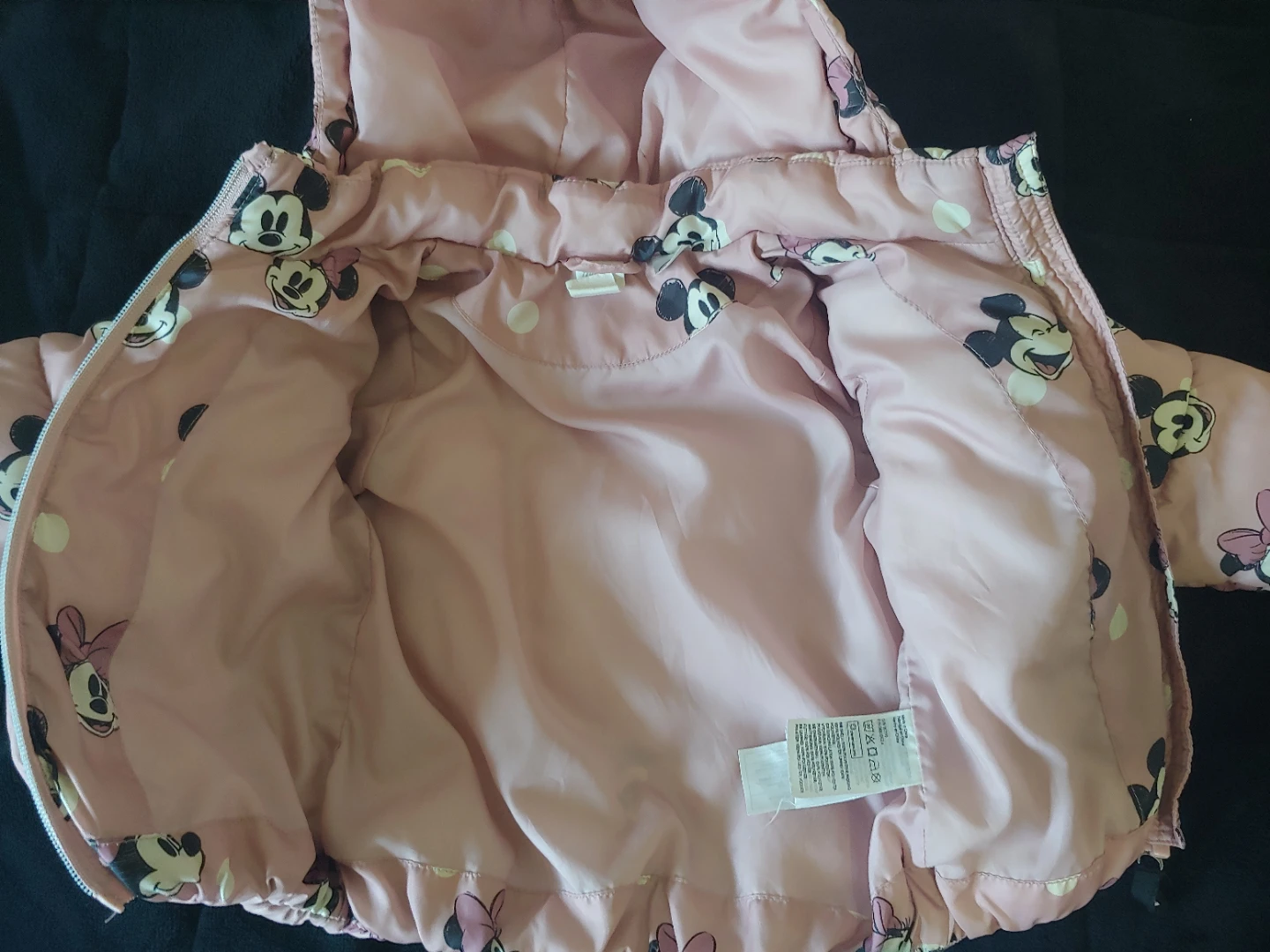 H&M Minnie Mouse Puffer Jacket - Size 12M - photo 5