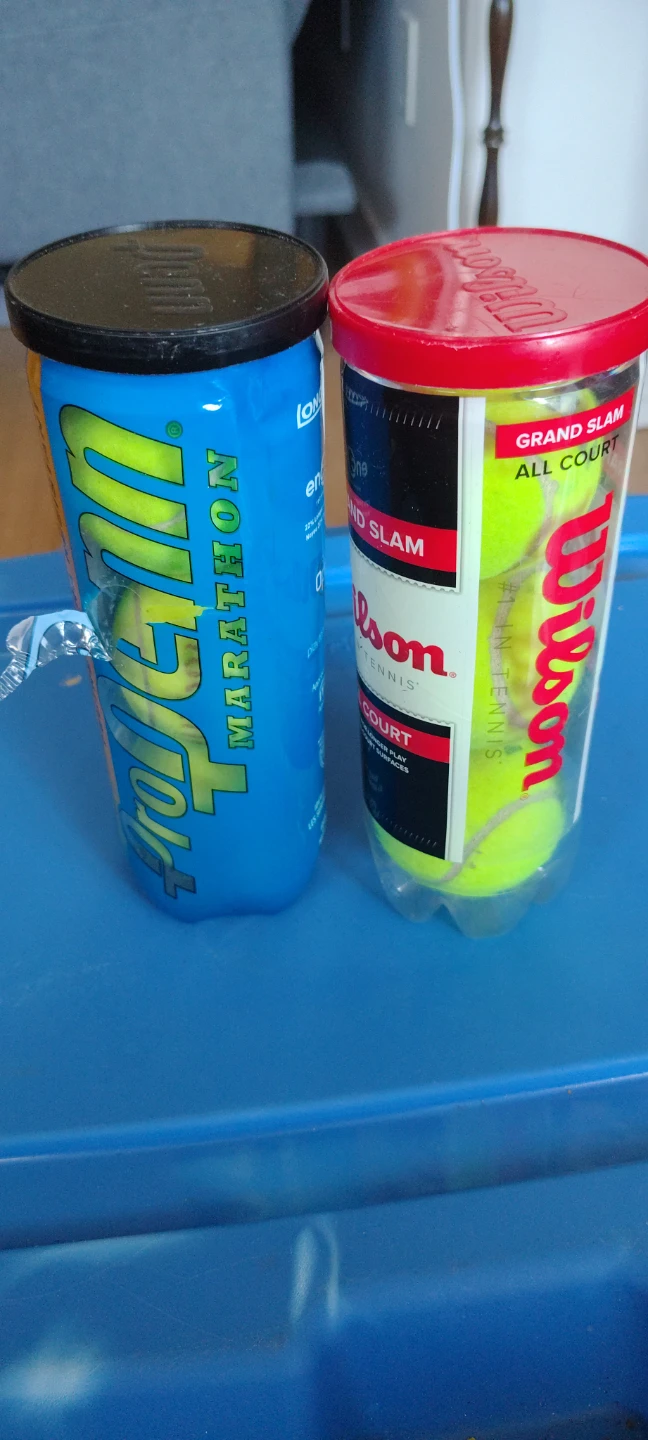 Pro Penn and Wilson Tennis Balls