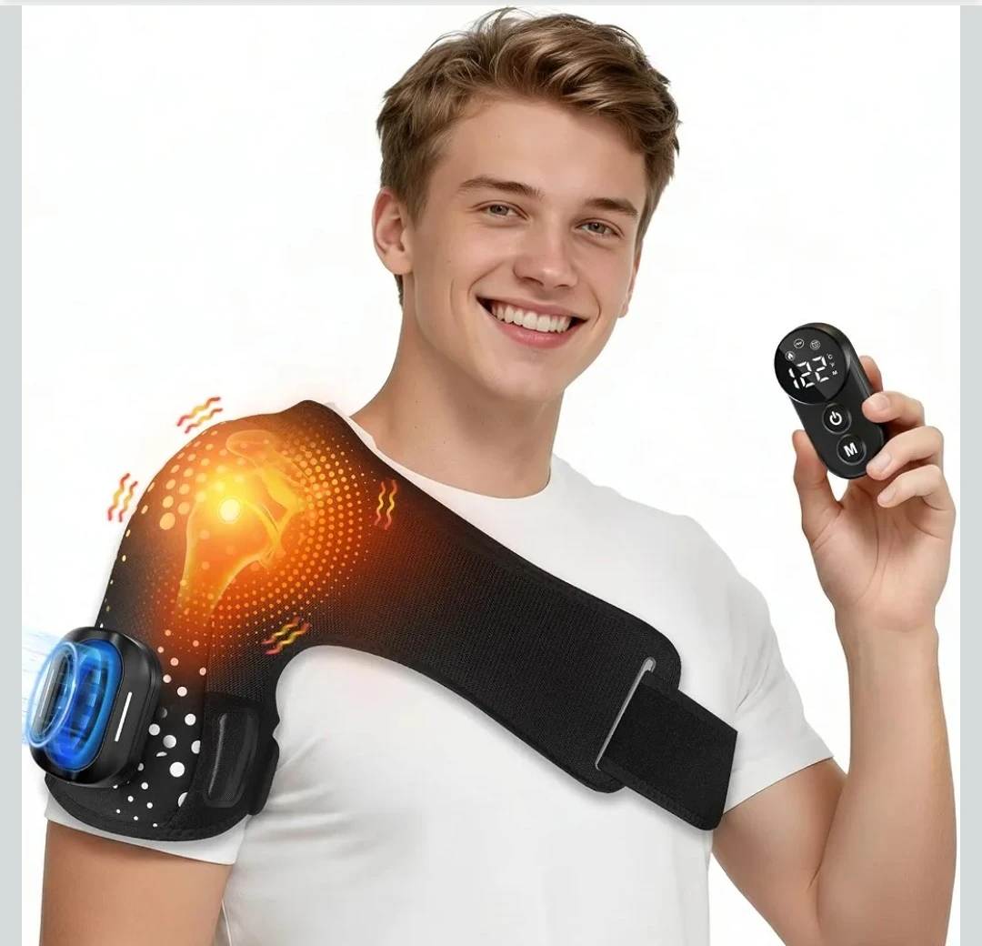 WNH Heated Shoulder Brace with 5 Speed Heating & Vibration Modes