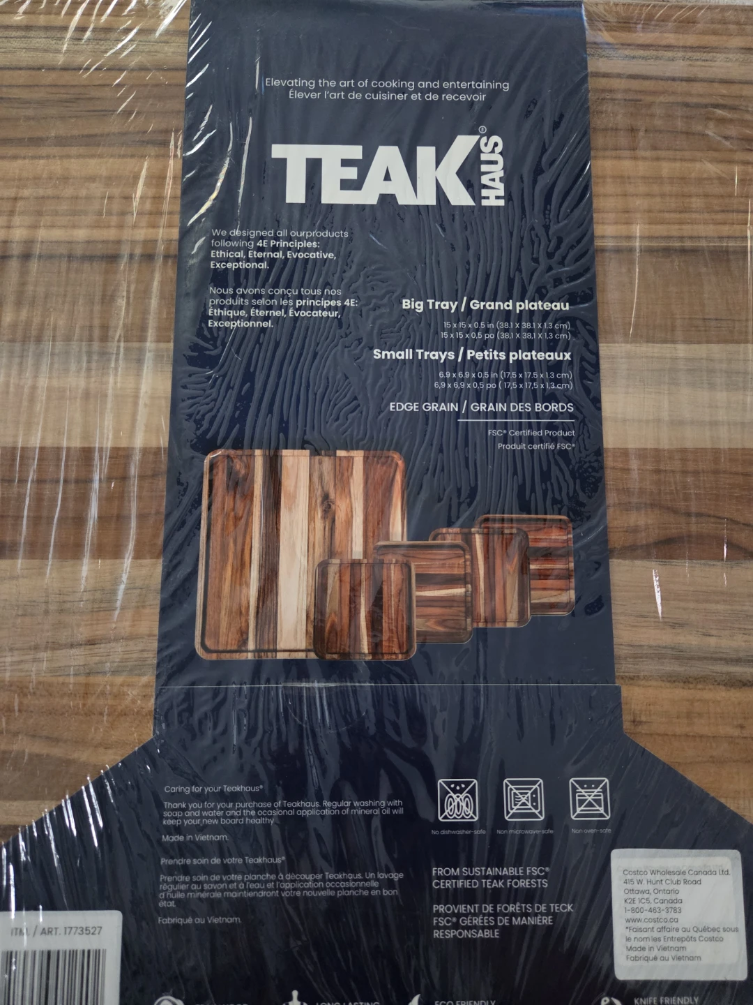 Teak Haus 5-Piece Serving Tray Set - photo 2