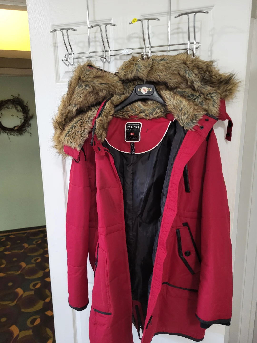 POINT ZERO Women's Red Parka Jacket - photo 2