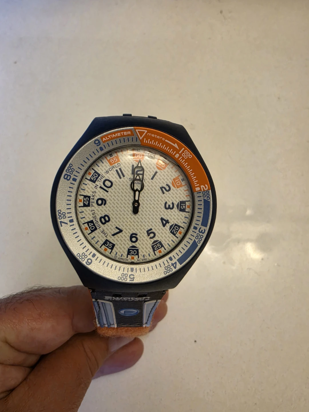 Swatch Snowpass Altimeter Watch